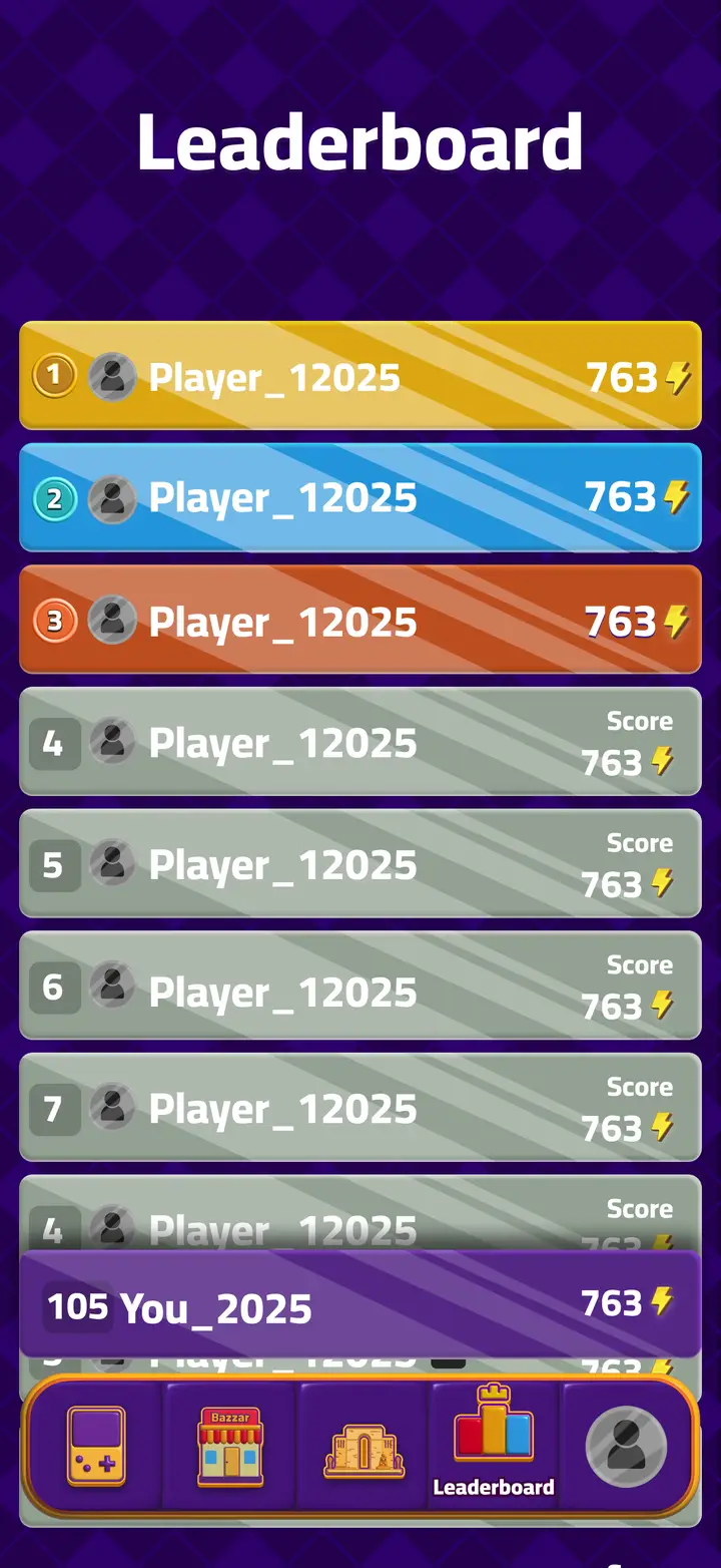 Leaderboard 01